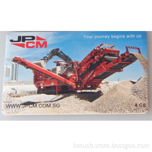 business card webkey USB with logo full printting
